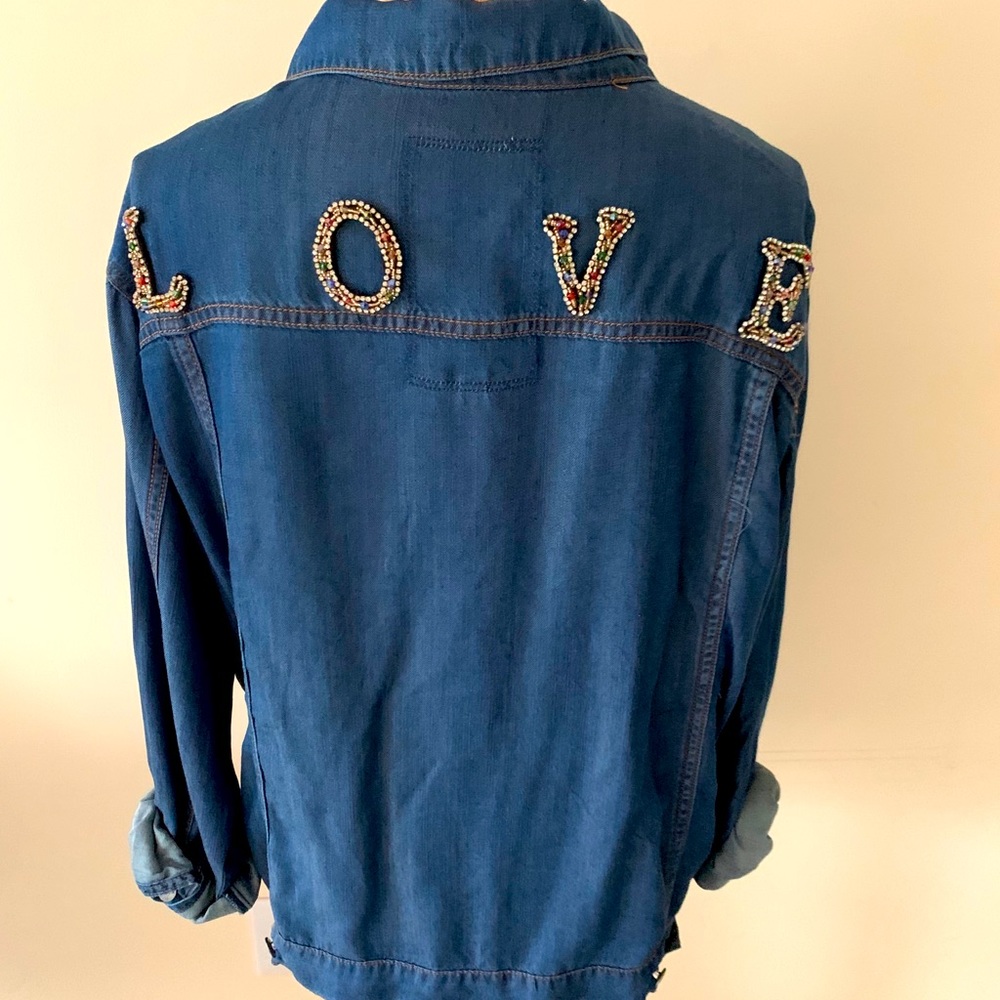 Bedazzled Denim Shirt - Johnny Was